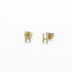 Pendientes Palos pequeños ML, chapado en oro.