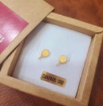 Pendientes Pádel chapados en oro. - Imagen 2